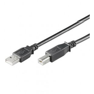 Lot de 10 - USB AB 180 LC HiSpeed NOIR 2.0 1.8m