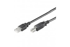 Lot de 10 - USB AB 180 LC HiSpeed NOIR 2.0 1.8m