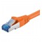 CAT 6a-100 SSTP PIMF ORANGE 1m