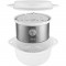 KALORIK TKGDG1002 Cuiseur vapeur céramique - 700 W - Bol en céramique - Blanc