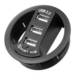 USB - HUB mounting HUB 3 Port 60mm
