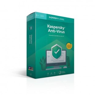 KASPERSKY anti-virus 2019, 1 poste, 1 an