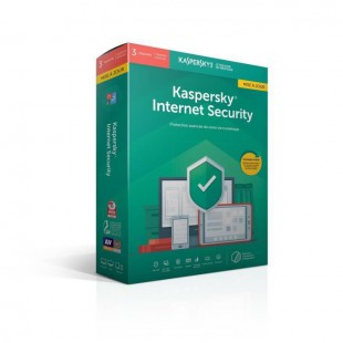 KASPERSKY Internet Security 2019 mise a jour, 3 postes, 1 an