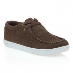 KEEP Chaussures Bateaux Solis Yarn Dyed Twill - Homme - Marron