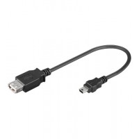 USB ADAP A-F/MINI-B 5 broches M 0.20m