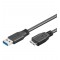 USB 3.0 Micro-B 180 SCHWARZ 1.8m