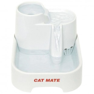 KERBL Abreuvoir CatMate - 2000 ml - Blanc - Pour chat et chien