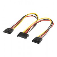 cable PC interne prise SATA M vers prise 2 SATA F