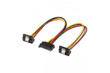 CAK S-38 POWER ADAP SATA vers 2xSATA 90°