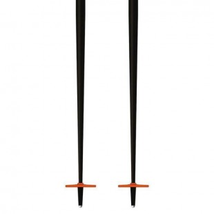KERMA Bâton de ski Speed - 130 cm - Noir et orange