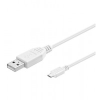USB MICRO-B 180 BLANC 1.8m