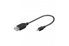 USB ADAP A-F/MICRO-B M 0.20m