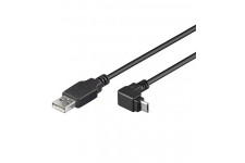 USB MICRO-B 180 90° 1.8m