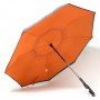KINSTON Parapluie inversé Noir/Orange