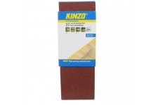KINZO Bande abrasiv bois - G40 - 3 pieces