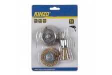 KINZO Brosse métallique - 3 pieces 30 / 48 / 53 mm
