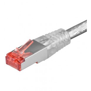 CAT 6-025 LC SSTP PIMF TRANSPARENT 0.25m