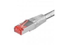 CAT 6-025 LC SSTP PIMF TRANSPARENT 0.25m