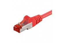 CAT 6-050 LC SSTP PIMF ROUGE 0.50m