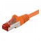 CAT 6-100 LC SSTP PIMF ORANGE 1m