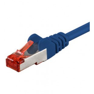 CAT 6-500 LC SSTP PIMF Bleu 5m