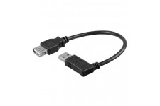 USB Verl AA 045 HiSpeed 90° R 0.45m