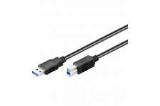 USB 3.0 AB 100 SCHWARZ 1.0m