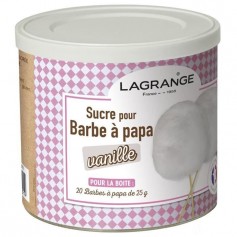 LAGRANGE 380006 Boîte de sucre a barbe a papa 500 g - Vanille