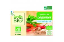 LEA NATURE Bouillon cube Légumes - Sans sel sans gluten sans lactose - Biologique - 8 x 9 g - 72 g
