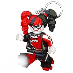LEGO Batman Movie Porte-clés Harley Quinn - Visage lumineux - Lumiere LED blanc - Tete mobile - 9,53 X 4,06 X 14,92 cm