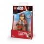 LEGO Star Wars Porte-clés LED Poe Dameron - Pieds lumineux - Eclairage multidirectionnelle - 4,5 X 2,4 X 7,83 cm