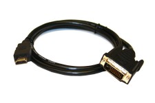 Câble HDMI-DVI Highspeed 3D avec Ethernet (1 Mètre)