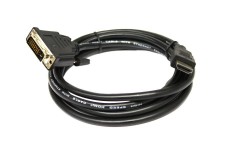 Câble HDMI-DVI Highspeed 3D avec Ethernet (2 Mètre)