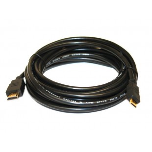 Câble HDMI-Mini HDMI 3D Highspeed avec Ethernet (5 Mètre)
