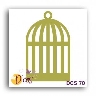 LES D'COS DE TOGA Die Cage - Doré