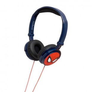 LEXIBOOK - SPIDER-MAN - Casque Audio Stéréo, Puissance sonore Limitée, Pliable et Ajustable