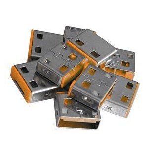LINDY Bloqueurs de ports USB - 10 pieces - Orange