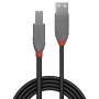 LINDY Câble USB 2.0 type A vers B - Anthra Line - 1m