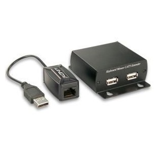 LINDY Kit extender USB HID cat.5 - clavier et souris - 300m