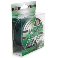 LINEAEFFE Tresse de peche Japan Braid 8X - Vert mousse - Ø 0,14 mm