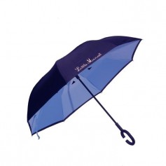 LITTLE MARCEL Parapluie inversé Polka Bleu