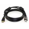 HDMI HighSpeed 3D avec Ethernet et noyau de ferrite FULL HD (1 Metre)