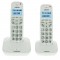 Logicom Confort 250 Duo Téléphone Sans Fil Sans Répondeur Blanc Senior
