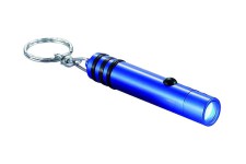 Lampe LED en aluminum avec porte-clés (Bleu)