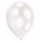 Lot de 5 Ballons avec LED - Latex - 27,5 cm - Blanc