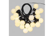 LOTTI Guirlande lumineuse d'été LED - 10 m - Ø50 x H60 mm - Blanc chaud