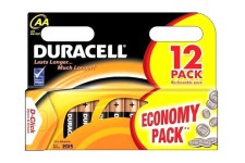 Pack de 12 piles Duracell Plus MN1500/LR6 Mignon AA