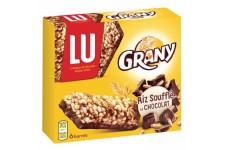 LU GRANY Barres céréales riz soufflé et chocolat
