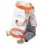 LUDI - Baby roller "Mer" 40 x 25 x 20 cm des 6 mois. Rouleau gonflable qui développe la motricité des enfants