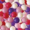 LUDI - Sac de 75 balles multicolores souples en plastique anti-écrasement. A partir de 6 mois